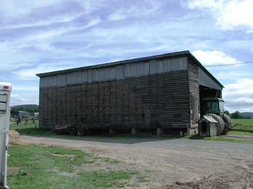 Machine shed and corn crib combination, Columbia County
