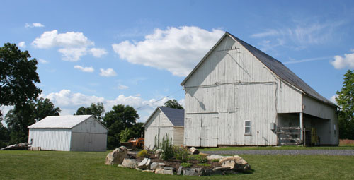 Frame Ground Barn, Adams County, 19th Century