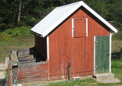 Hog house, Codorus Township, York County, c. 1930