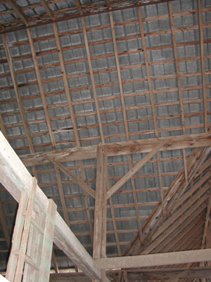 Laminated planks, barn, Centre County, PA