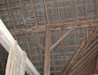 Laminated planks, barn, Centre County, PA.