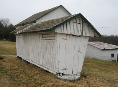 Log Corn Crib, Heidelberg Township, Lehigh County, c. 1850