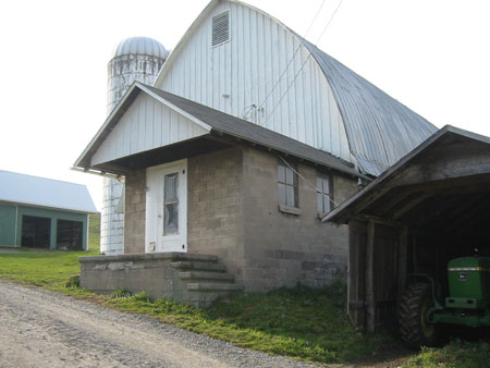 Milk house, Morris Township, Tioga County, c. 1950-70