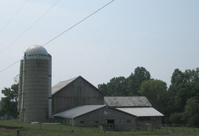 Milking parlor, Crawford County, 20th century