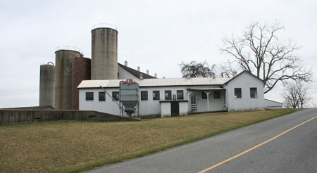 Milking parlor, Peters Township, Franklin County, c. 1950-70