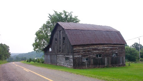 Image of an unbanked barn in West Burlington Township, Bradford County