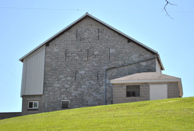 Barn with ventilation slits, Guilford Township, Franklin County