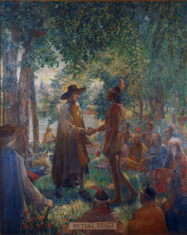 Painting by Paul Domville, State Museum of Pennsylvania collections