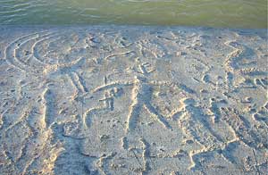 Photograph of little indian rock petroglyphs