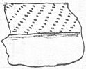 Rim sherd drawing from original field records at Powell 1