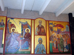 A wall of icons in Byzantine art
