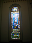 Stained glass window at First Presbyterian Church of York