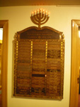 A memorial marker at Kesher Zion