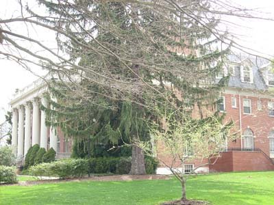 Seibert Hall on Susquehanna University's (formerly Missionary Institute's) campus, Selinsgrove Borough, Snyder County