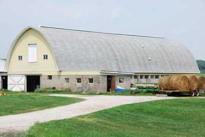 Photo, Wisconsin style dairy barn, Hanover Twp., Washington Co.