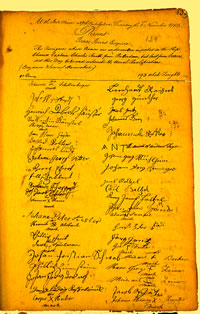 Oath takers signatures