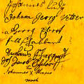 Oaths takers signatures