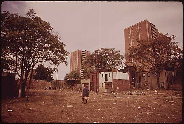 Housing Project in North Philadelphia (1973). Photo Courtesy of the U.S. National Archives 