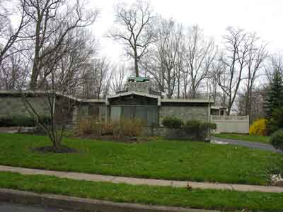 Example of a flat roof Contemporary house, Montgomery County