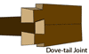 dove-tail joint