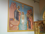 Painting of the baptism of Jesus