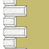 Quoins of a building