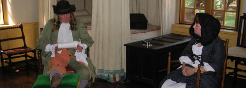 William and Hanna Penn at Pennsbury Manor