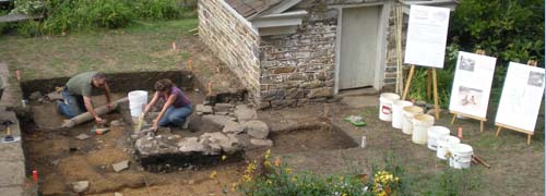 Archaeology Dig at Fort Hunter