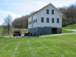 Basement Barn, Washington County, dated 1883.