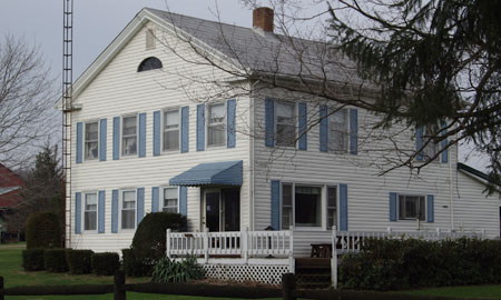 Gable front house, Richmond Township, Crawford County, c. 1845