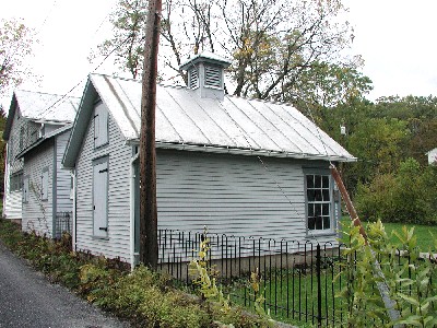 Icehouse with sawdust-filled walls from Boalsburg, Centre County