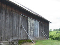 Large Doors in Eaves Side