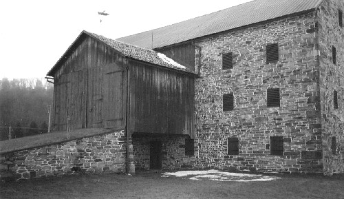 Photo of Scott's family barn, Lycoming County