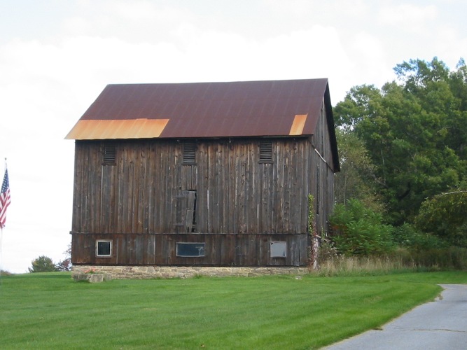 Barn with rectangular footprint, Centre County, c. 1890