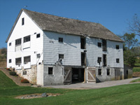 Barn altered with windows for poultry, Codorus Township, York County.