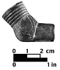 Ceramic tobacco pipe from Fort Hill