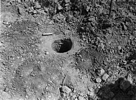 Unusually large posthole