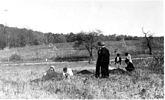 Visitors view excavations at Montague