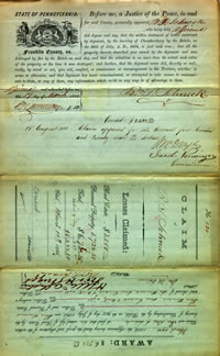 Claim of B. L. Schneck, March 19, 1866