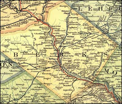 Berks County Map 1895